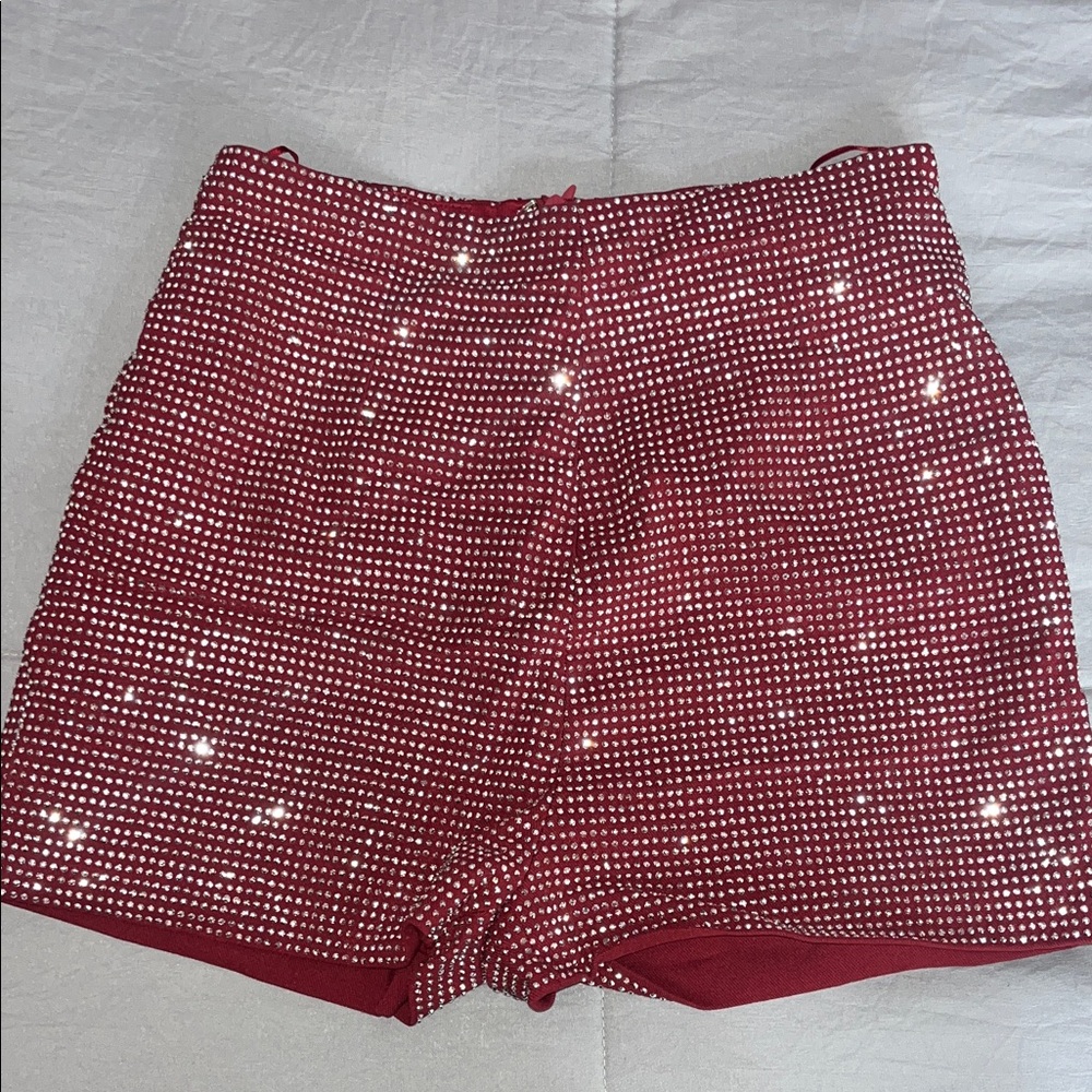 Stylish Red Women's Shorts